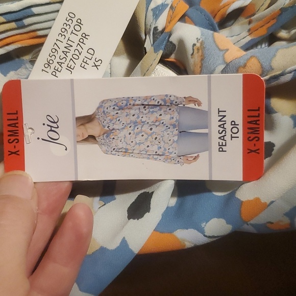 Joie | Tops | New Joie Floral Fields Peasant Top | Poshmark